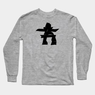 Inukshuk - Native American Long Sleeve T-Shirt